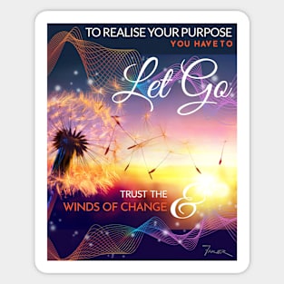 LET GO Sticker